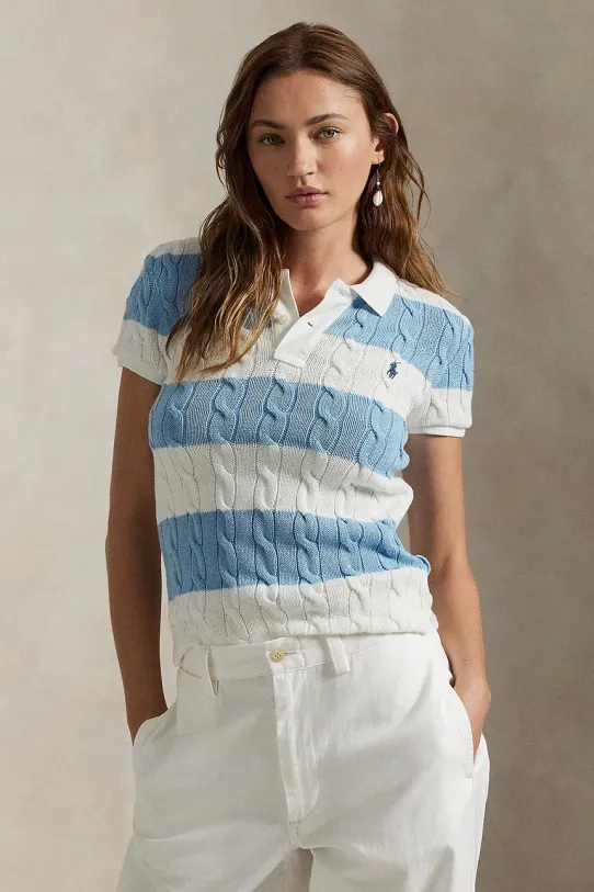 Polo Ralph Lauren sweter bawełniany biały 211943043