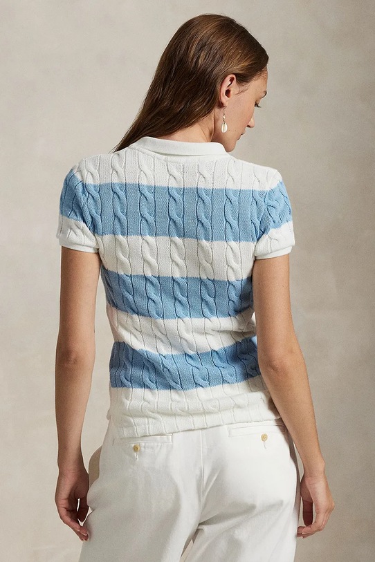 Polo Ralph Lauren sweter bawełniany 211943043 biały SS25