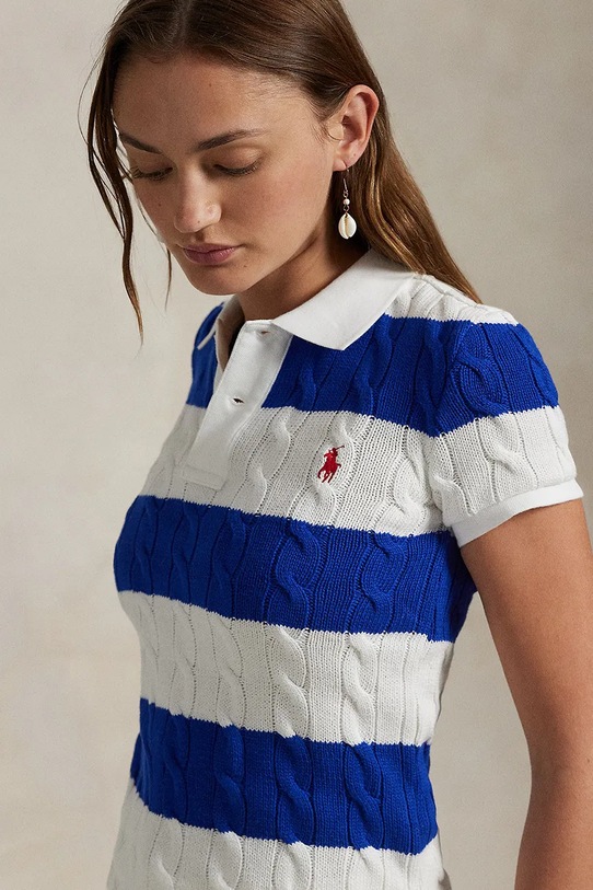 Bavlněný svetr Polo Ralph Lauren bílá 211943043