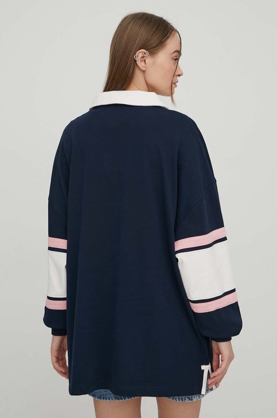Odzież Tommy Jeans bluza bawełniana DW0DW17226 granatowy