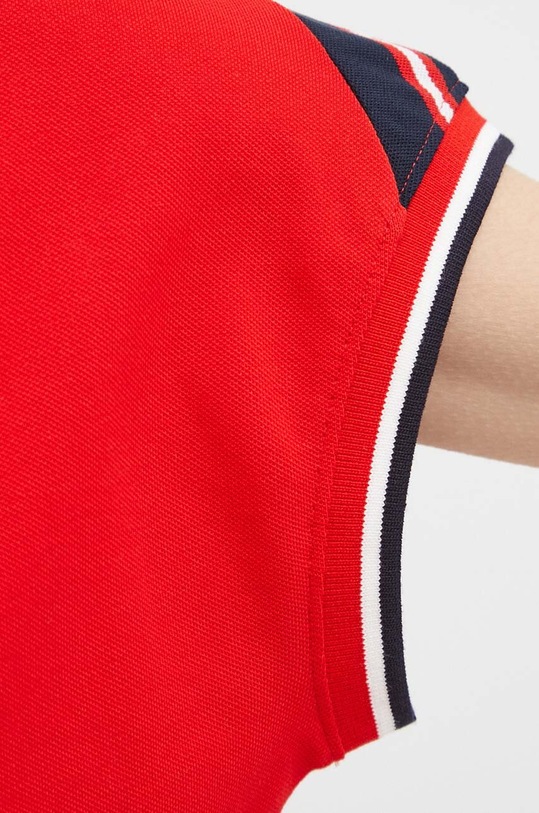 Polo tričko Tommy Hilfiger WW0WW41285 červená