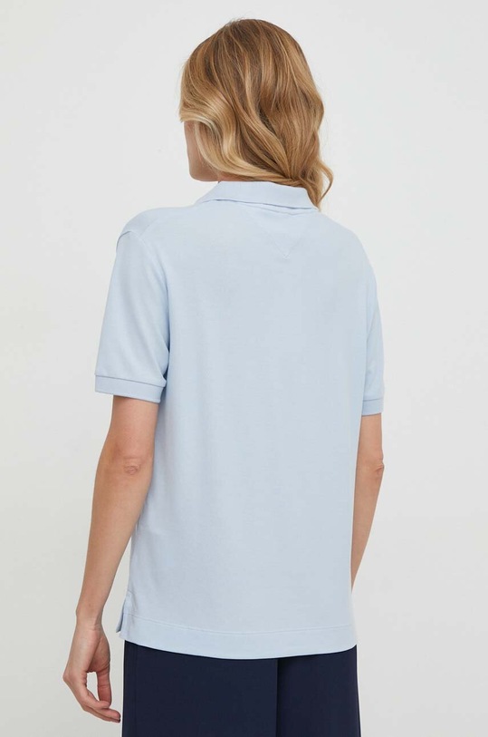 Polo tričko Tommy Hilfiger WW0WW41286 modrá SS24
