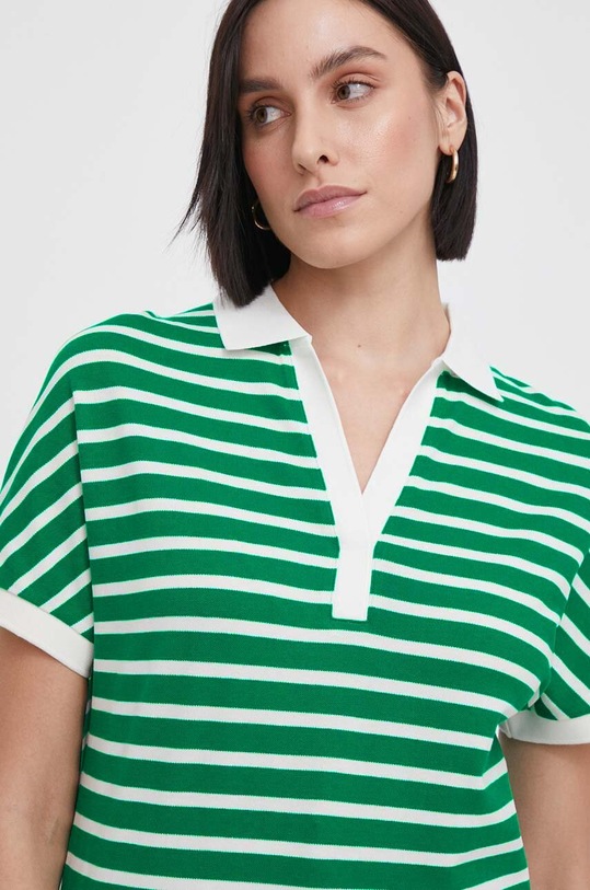 Поло Tommy Hilfiger зелёный WW0WW41889