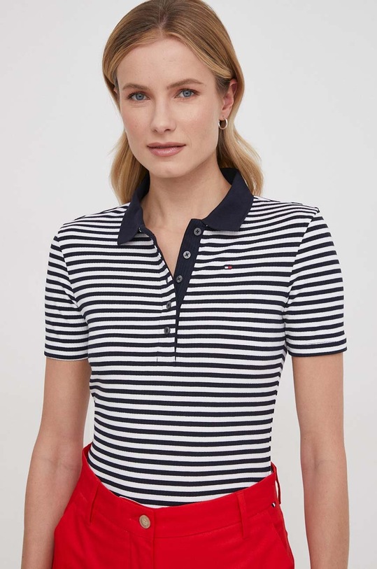 Tommy Hilfiger polo wzorzyste granatowy WW0WW41997