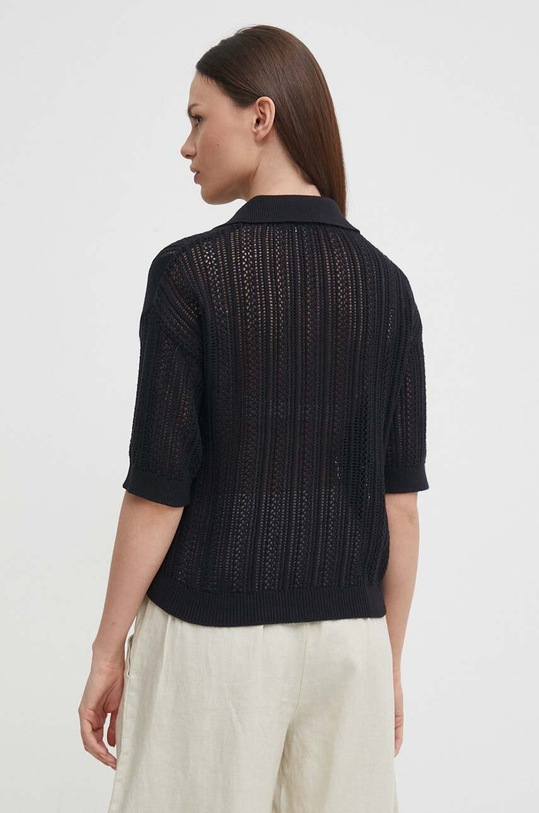 Odzież United Colors of Benetton sweter bawełniany 1394D300V czarny