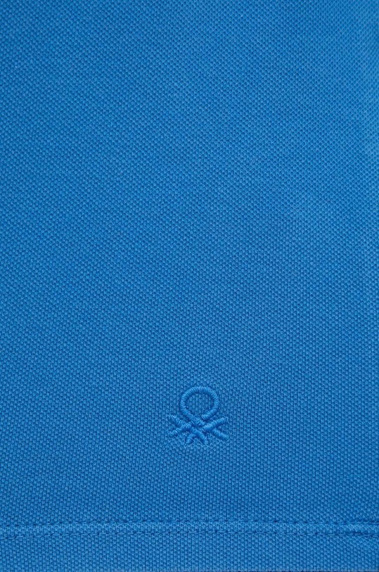 Поло United Colors of Benetton 3WG9D300E голубой