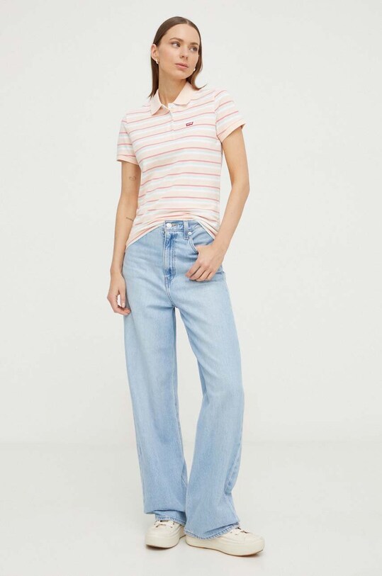 Levi's polo 52599 beżowy SS25