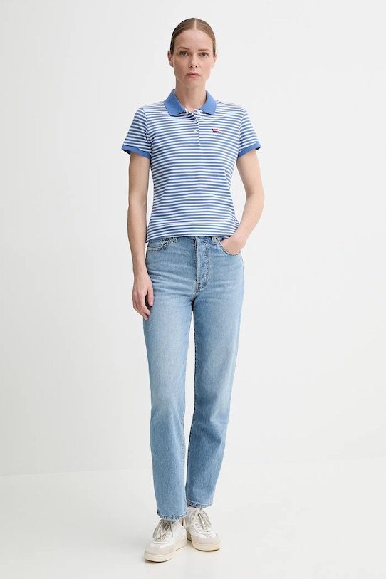 Polo tričko Levi's 52599 fialová SS25