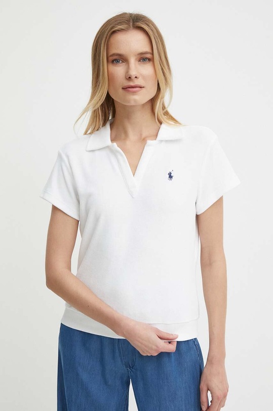 Πόλο Polo Ralph Lauren λευκό 211936221