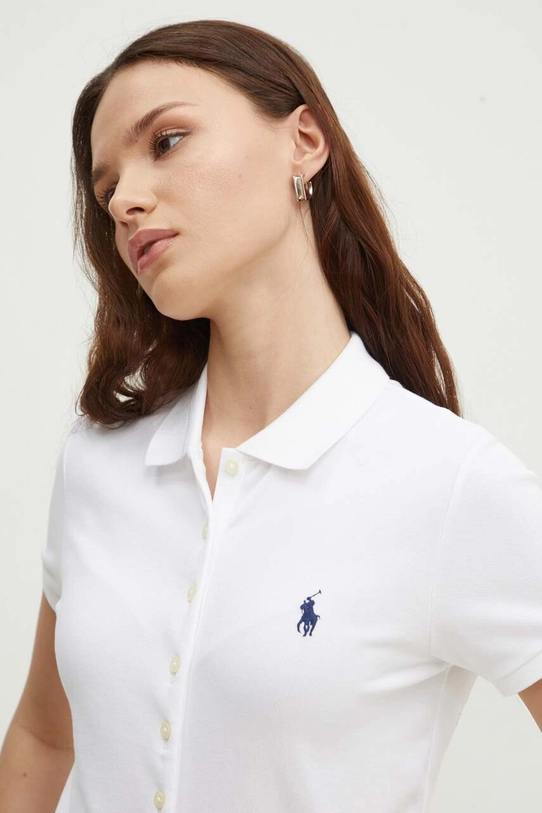 Πόλο Polo Ralph Lauren κανονικό λευκό 211939272