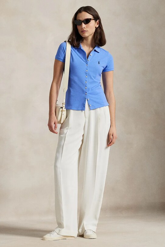 Odzież Polo Ralph Lauren polo 211939272 niebieski