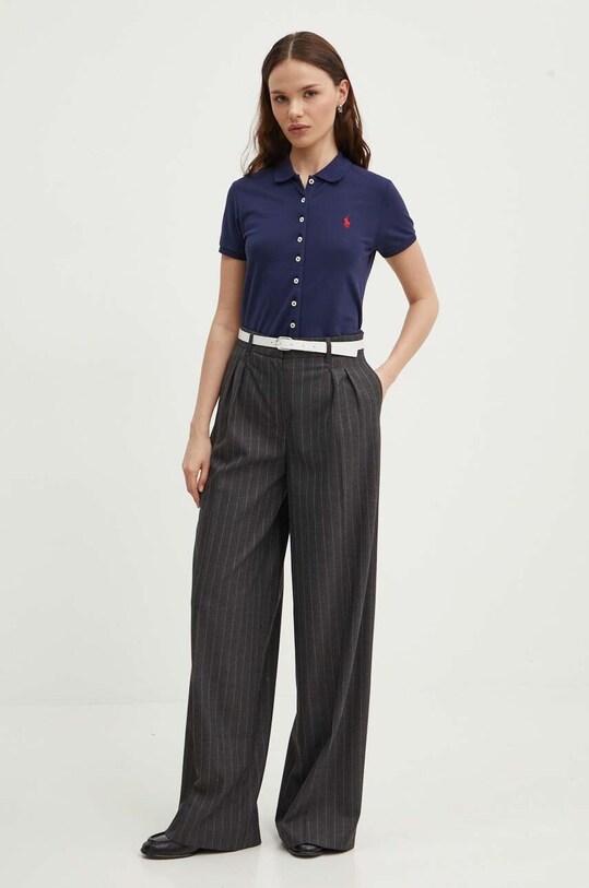 Поло Polo Ralph Lauren 211939272 тёмно-синий SS25