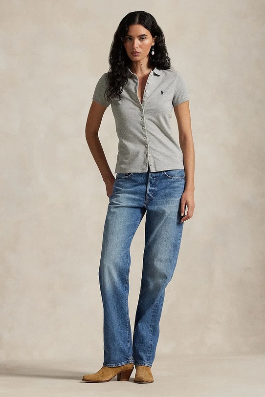 Odzież Polo Ralph Lauren polo 211939272 szary