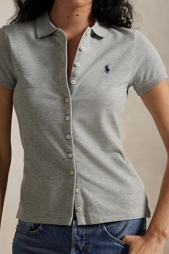 Polo Ralph Lauren tricou polo gri 211939272