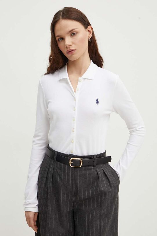 Рубашка Polo Ralph Lauren casual белый 211941176