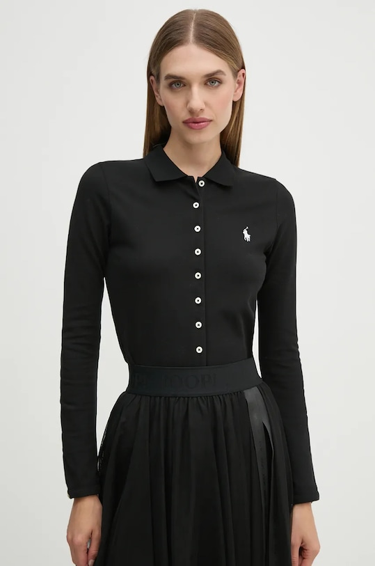 Košile Polo Ralph Lauren slim černá 211941176