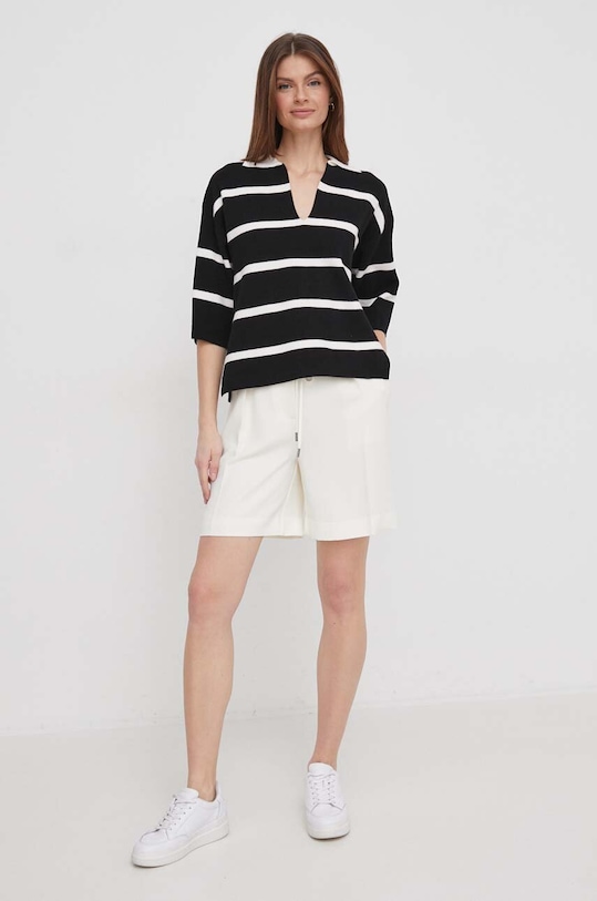 Sisley sweter 1W57L3009 czarny SS24