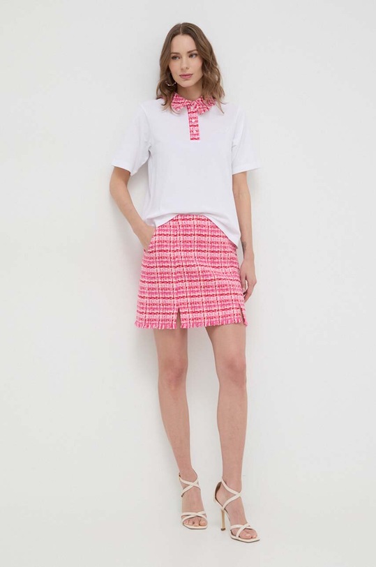 Karl Lagerfeld polo bawełniane 241W1707 biały SS24