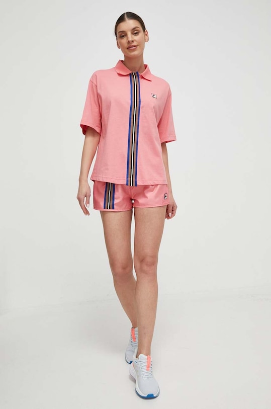 Поло Fila TW411141 рожевий SS24