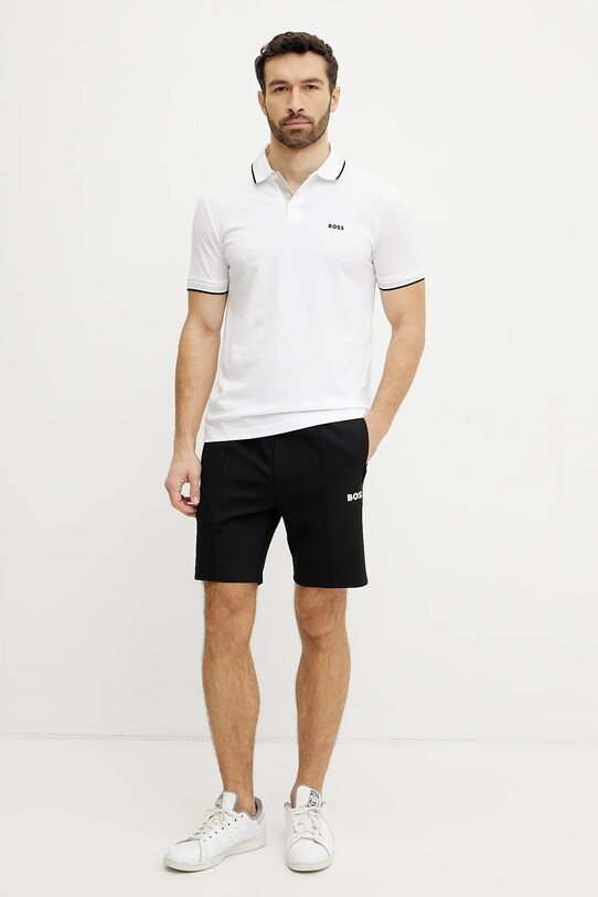 BOSS Green tricou polo 50506193 alb AA00