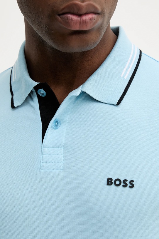 BOSS Green tricou polo 50506193 albastru