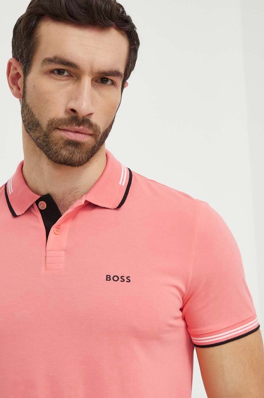 BOSS Green polo pomarańczowy 50506193
