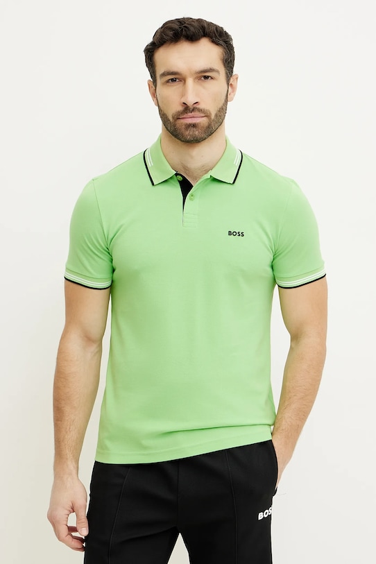 BOSS Green polo Paul zielony 50506193