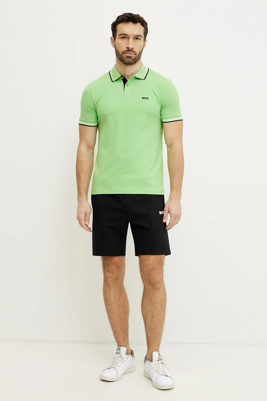 BOSS Green polo Paul 50506193 zielony AA00