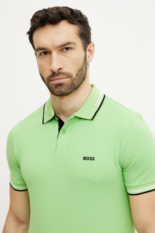 BOSS Green polo Paul zielony 50506193