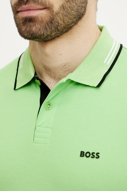 BOSS Green polo Paul 50506193 zielony