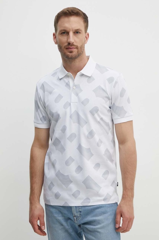BOSS polo regular biały 50504131