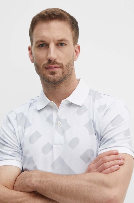 BOSS polo 50504131 biały