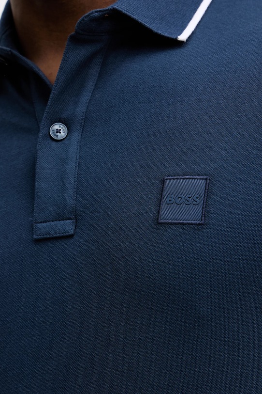 Поло BOSS Orange 50507699 голубой