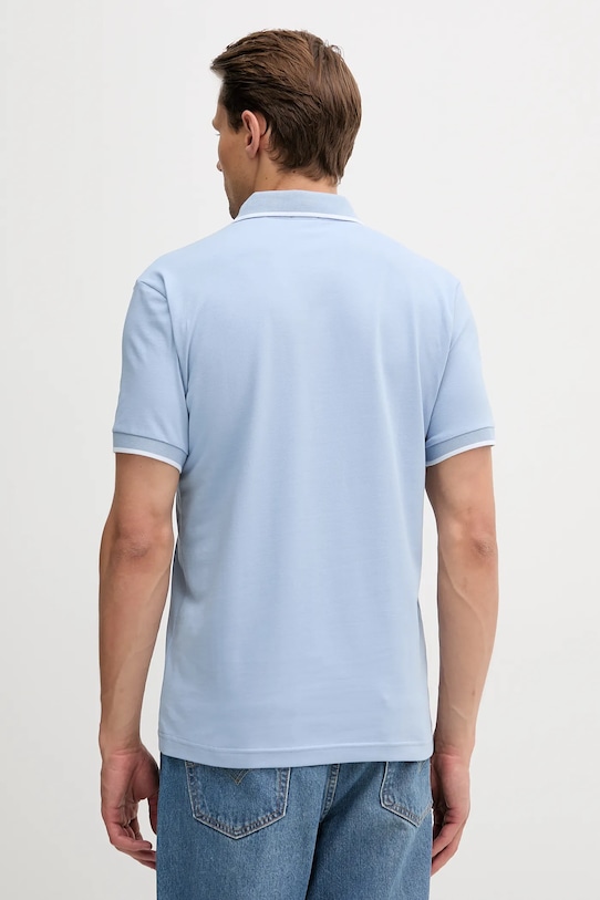 BOSS Orange tricou polo Passertip 50507699 turcoaz AW25