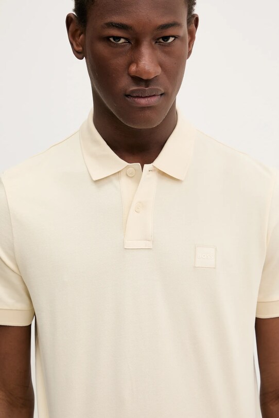 Odzież BOSS Orange polo Passenger 50507803 beżowy