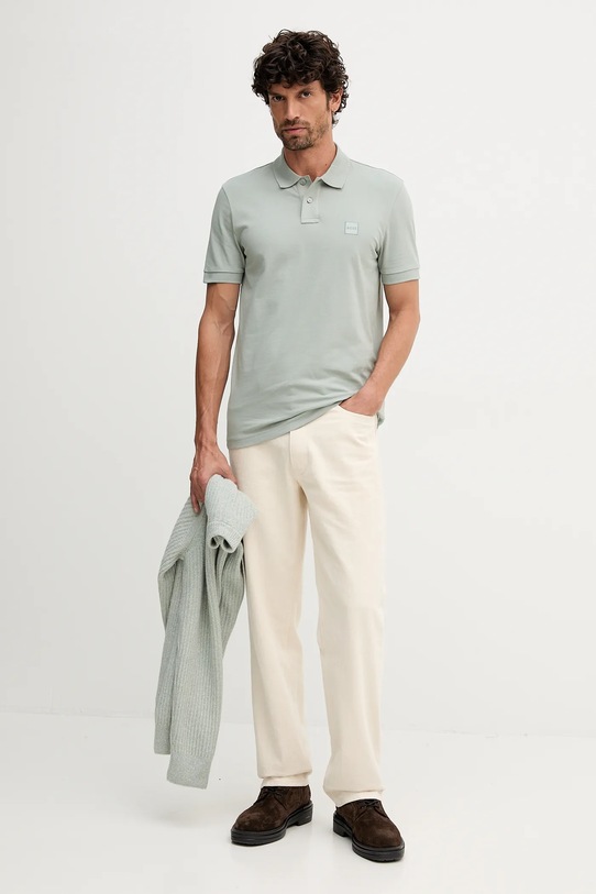 BOSS Orange polo 50507803 zielony AA00