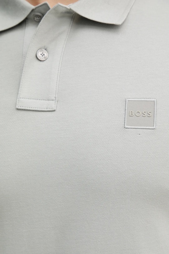 Поло BOSS Orange Passenger 50507803 сірий