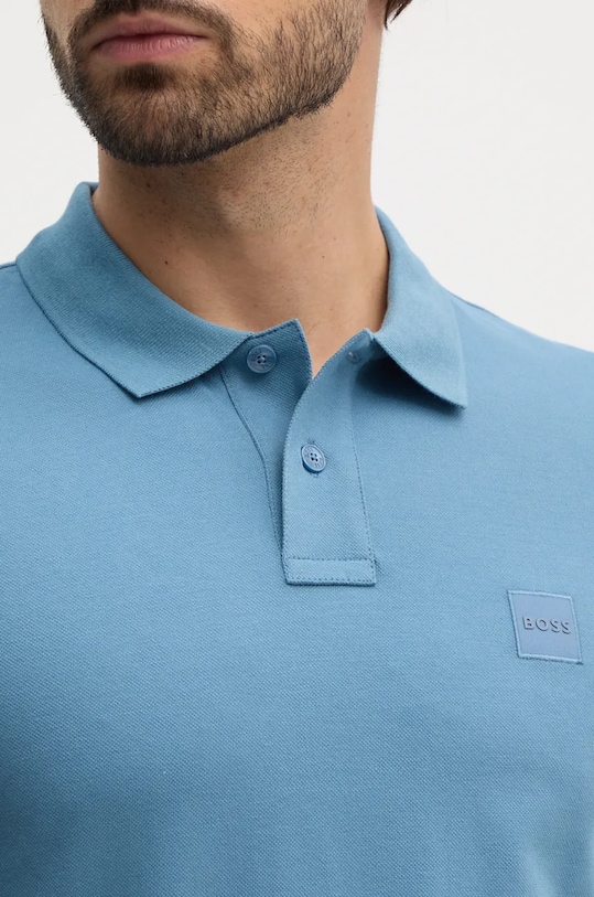 BOSS Orange tricou polo Passenger 50507803 albastru