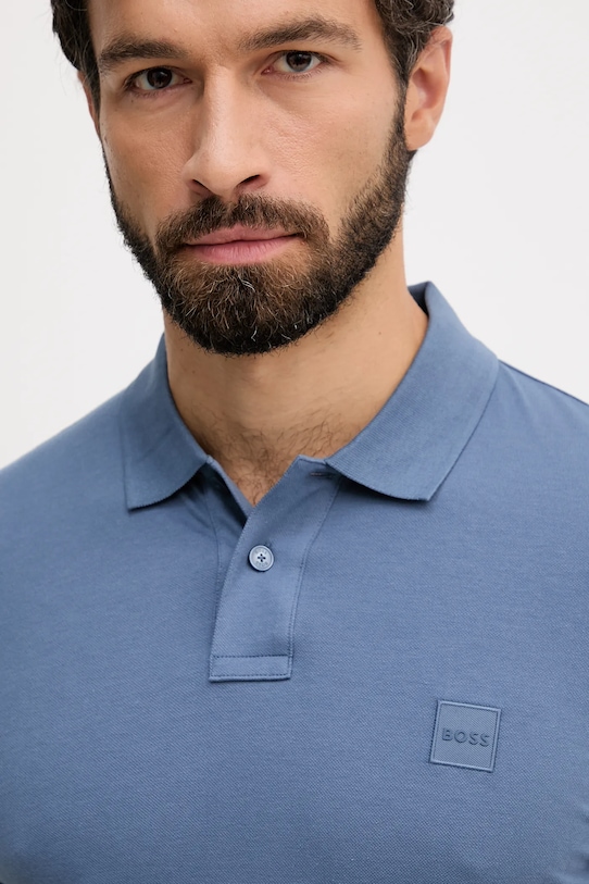 BOSS Orange polo niebieski 50507803