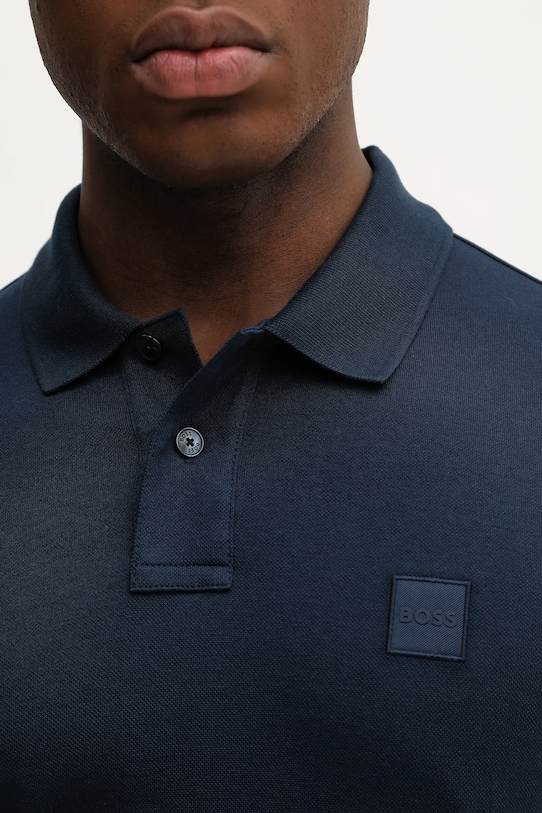 Поло BOSS Orange Passenger 50507803 бирюзовый