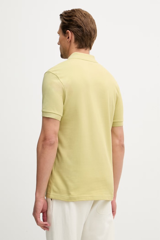 Odzież BOSS Orange polo męskie bawełniane z elastanem Passenger 50507803 zielony