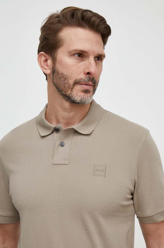Odzież BOSS Orange polo 50507803 beżowy