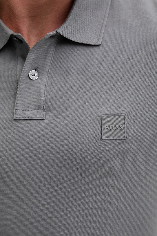 Polo tričko BOSS Orange 50507803 šedá