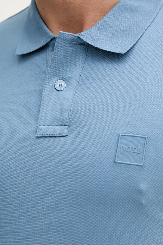 Polo tričko BOSS Orange Passenger modrá 50507803