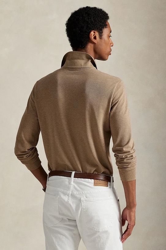 Polo Ralph Lauren longsleeve bawełniany 710680790 beżowy AA00