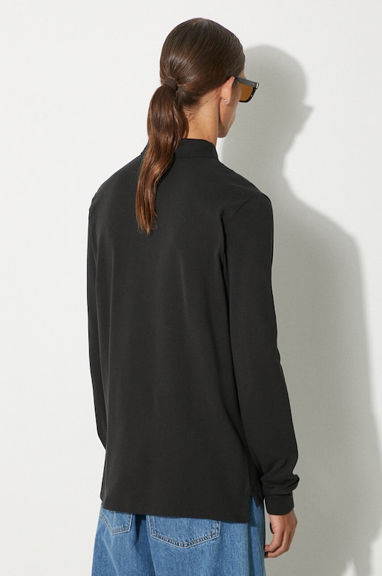 Памучна блуза с дълги ръкави Polo Ralph Lauren 710680790 черен AA00