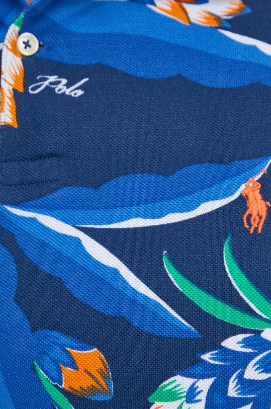 Polo Ralph Lauren polo bawełniane 710926271 niebieski