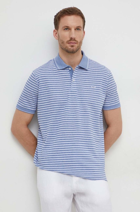 Paul&Shark polo bawełniane wzorzyste biały 24411236
