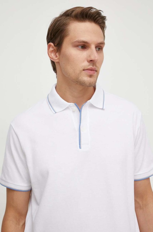 Paul&Shark polo bawełniane biały 24411259