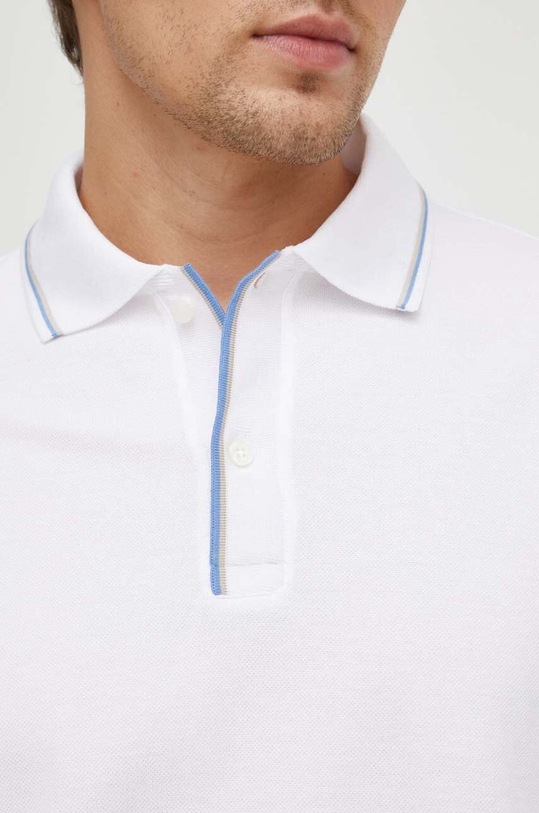 Paul&Shark polo bawełniane 24411259 biały